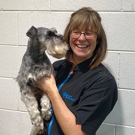 Vicky Etherington, dog groomer