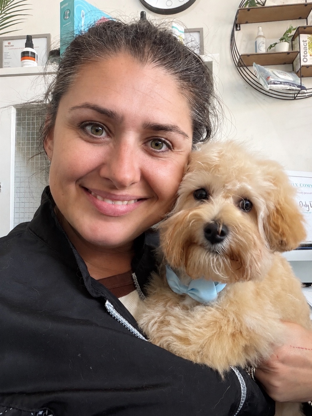 Michelle, dog groomer