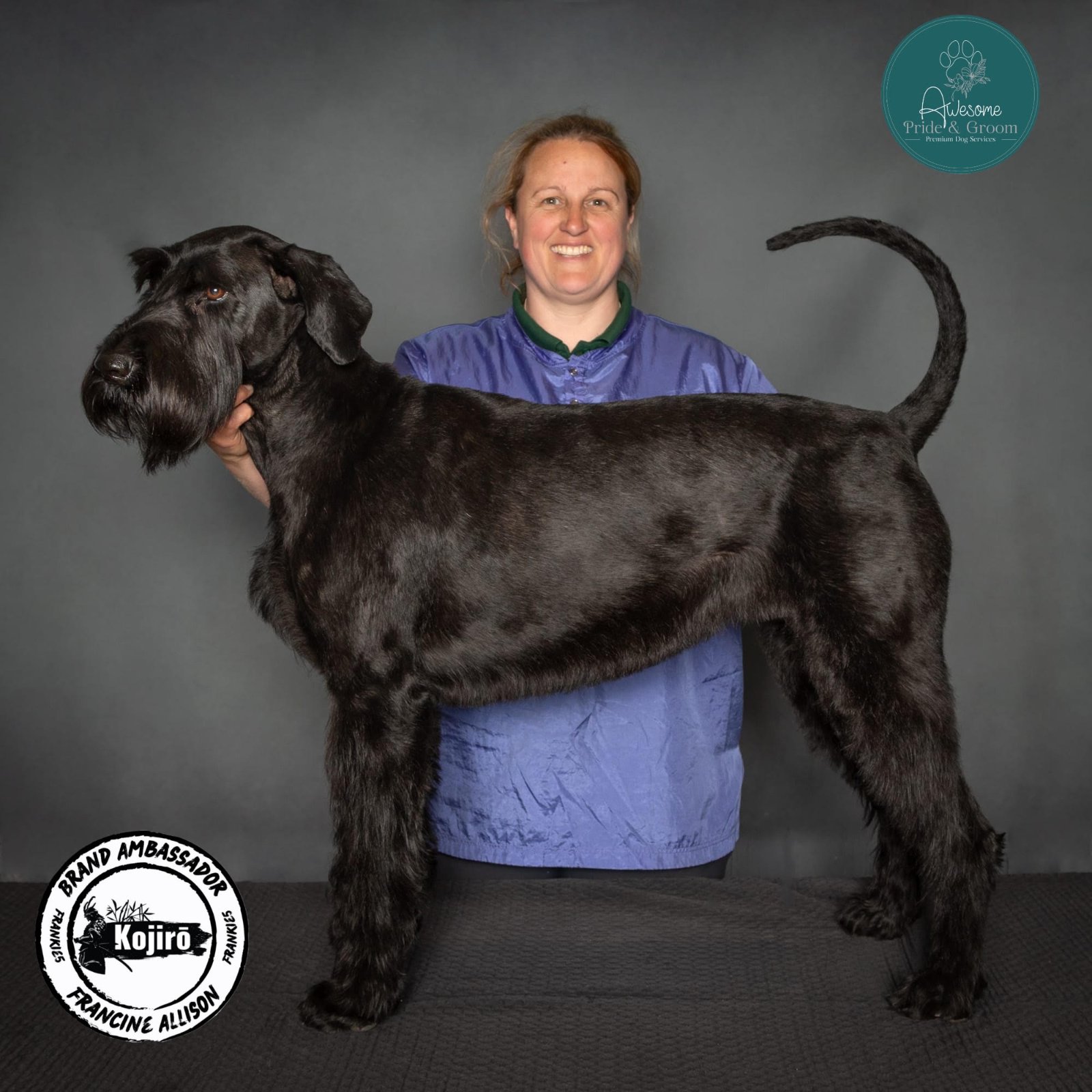 Francine Allison, dog groomer